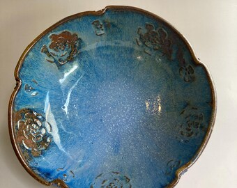 Blue Large Woodfired Bowl