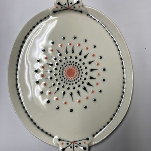 White Porcelain Platter image 1