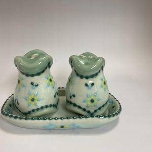 Teal Salt and Pepper Set