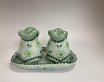 Teal Salt and Pepper Set
