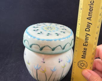 Aqua Ginger Jar