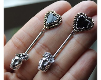 Little Catrinas dangle earrings