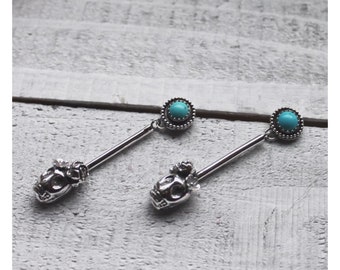 Little Catrinas dangle earrings