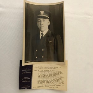 Press Photo Photograph Aviator T.G. W. Settle Balloon Pilot Record Attempt