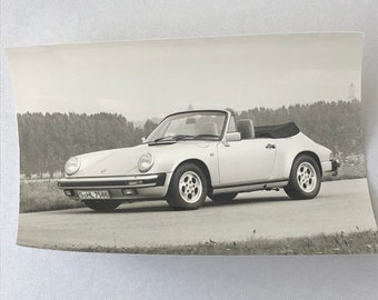 Porsche 911 Carrera Cabriolet Factory Press Fotofotografie Druck Werkfoto