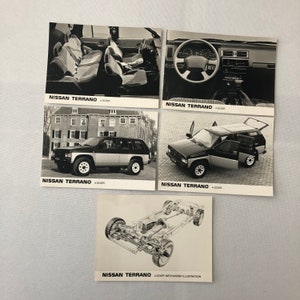 Nissan Terrano SUV Factory Press Photo Photograph Lot of 5