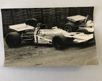 Vintage Racing Car Photo Photograph - Henri Pescarolo Matra Car