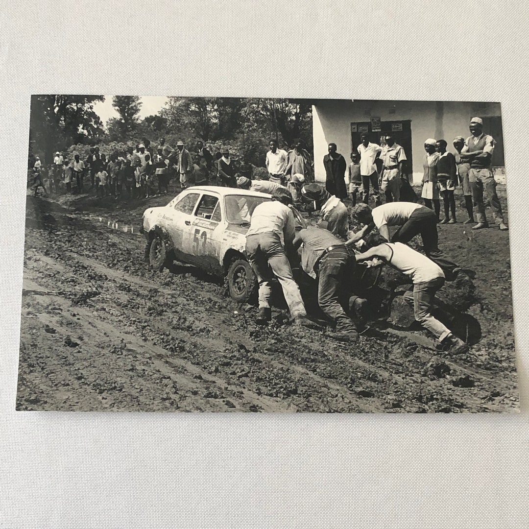 Vintage Rally Racing Photo Photograph 1974 East African Safari Car Etsy