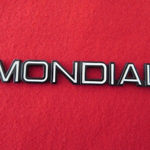 Ferrari Mondial Badge Emblem Logo Script - Authentic Original
