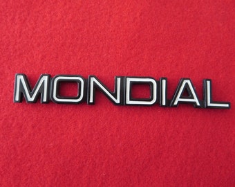 Ferrari Mondial Badge Emblem Logo Script - Authentic Original