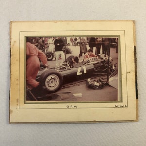BRM Racing Car Vintage Photo Photograph Print British Grand Prix Race