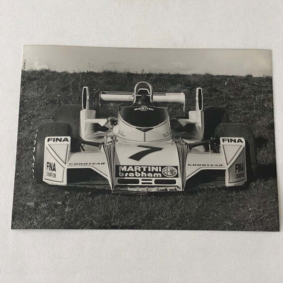 Vintage Alfa Romeo Brabham Martini Racing Car BT 45 Photo Photograph 