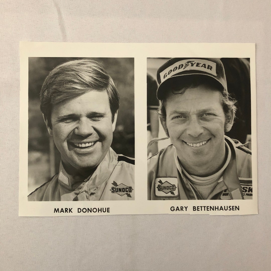 Vintage Indy Indianapolis Racing Photo Photograph Mark Donohue Gary ...