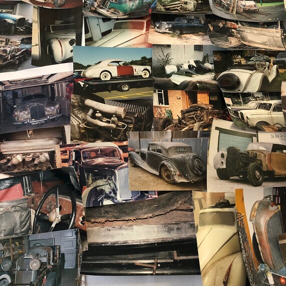 Vintage Rolls Royce Bentley Car Barn Find Junk Yard Parts Photo Print Lot  of 30 - Etsy UK