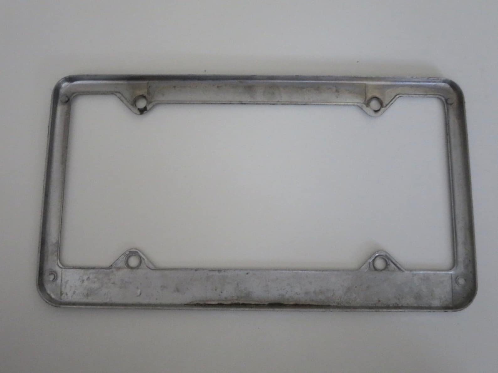 Vintage Metal Novelty License Plate Frame Holder Happiness Etsy