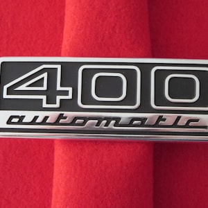 Ferrari 400 Automatic Badge Emblem Script Logo - Authentic Factory Original