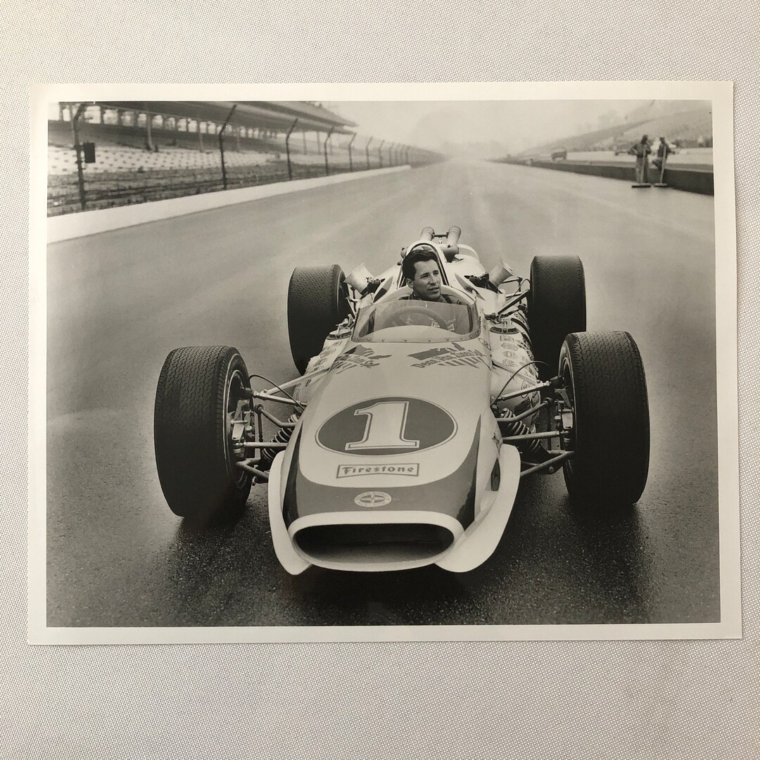 MARIO ANDRETTI FOTO FIRMATA 8X10 INDY 500 1969 VINCITORE - Foto 5