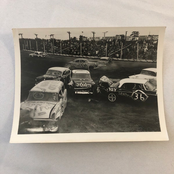 Demolition Derby Car CBS Sports Spectacular Press Photo Photograph Print