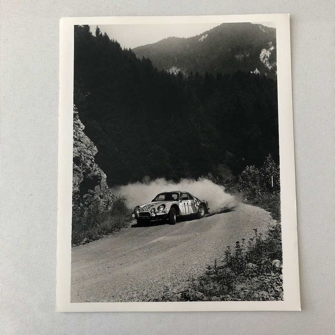 Renault Alpine Rally Racing Car Automobile Photo Photograph Print ...
