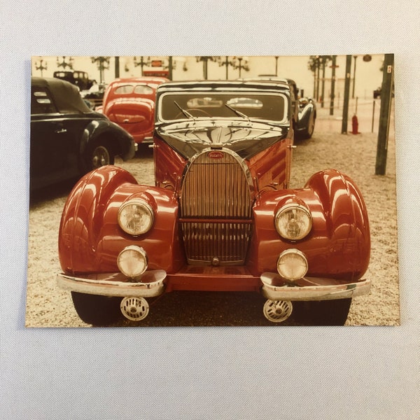 Vintage Bugatti Type 57 ? Schlumpf Collection Museum Photo Photograph Print 1984