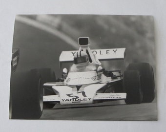 Vintage 1973 Race of Champions Brands Hatch Photograph Photo - Denny Hulme Yardley McLaren Cosworth