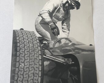 Vintage John Surtees Racing Driver Press Photo Photograph 1966