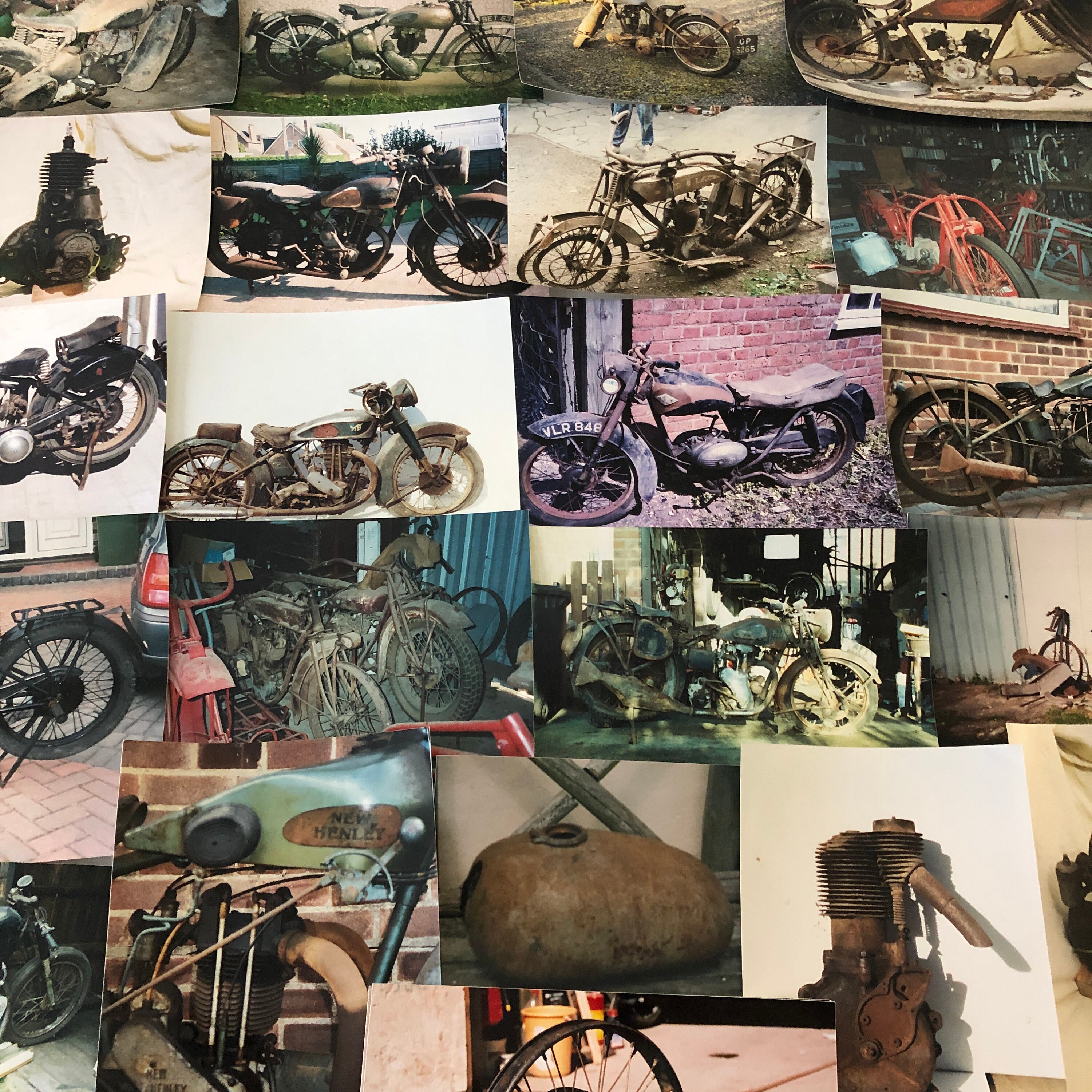 Vintage Motorcycle Bike Barn Find Junk 