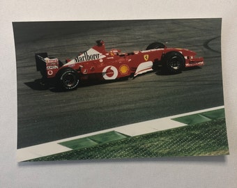 Michael Schumacher Ferrari Poster Banner Canvas B/&W Sports Art Kids Wall Decor Formula 1 Print Man Cave Gift F1 Racing Fan