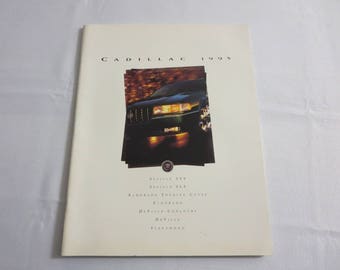1995 Cadillac Sales Brochure Catalog Eldorado Seville STS Fleetwood +