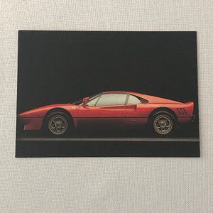 Ferrari 288 GTO Carte postale René Staud Carte postale Ferrari 288GTO