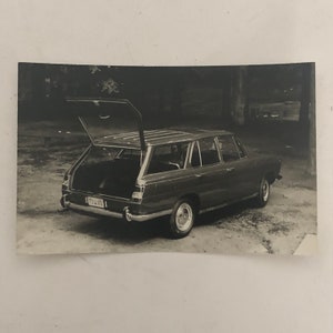 Vintage European Station Wagon Photo Photograph - Unknown Make / Model