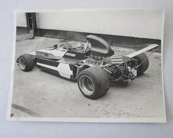 Vintage Photograph Photo Racing Driver John Surtees F1 Prototype Ford TS14 Car