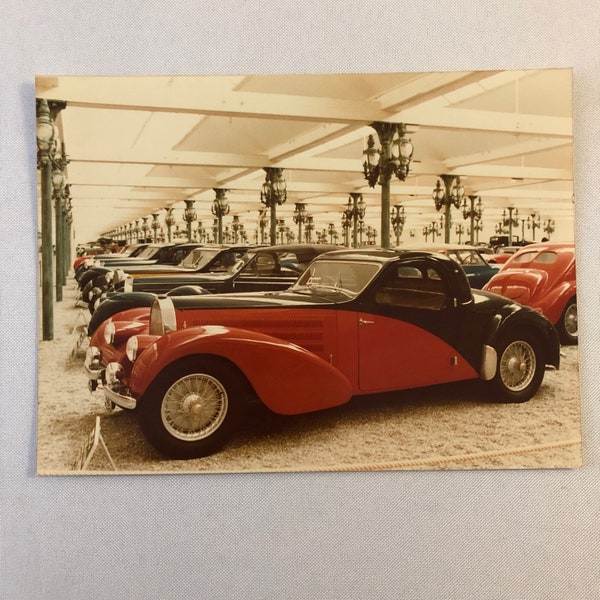 Vintage Bugatti Type 57 ? Schlumpf Collection Museum Photo Photograph Print 1984