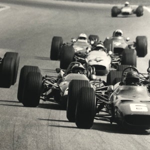 Vintage 1968 Grand Prix Racing Car Photo Photograph Etsy