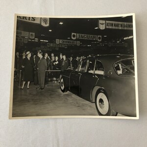 Vintage Bristol Car Earls Court Motor Show Photo Photograph Princesss Margaret