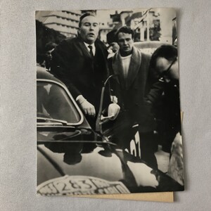 1963 エリック・カールソン サーブ モンテカルロ ラリー ラリードライバー 報道写真 写真