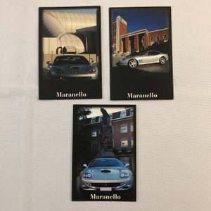 Ferrari 550 Maranello Postcard Post Card Lot of 3