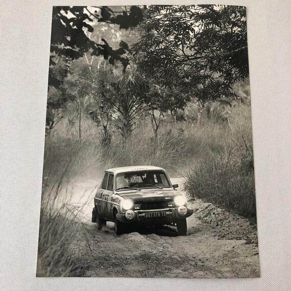 Vintage Rally Racing Photo Photograph 1974 Rallye du Bandama Etsy