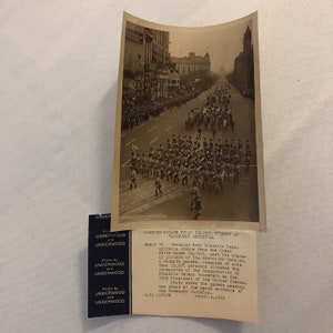Press Photo Photograph President Franklin Roosevelt Inauguration Parade FDR 1933