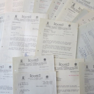 1939 - 1956 Carta de Rootes Membrete Documento Lote de 21 Sunbeam Talbot Hillman +