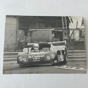 Vintage racefoto foto 1975: 24 uur van LeMans? De Cadenet Lola Car