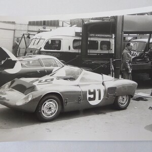 Vintage 1963 Press Photo Photograph Abarth 1300 Prototype Car at Nurburgring
