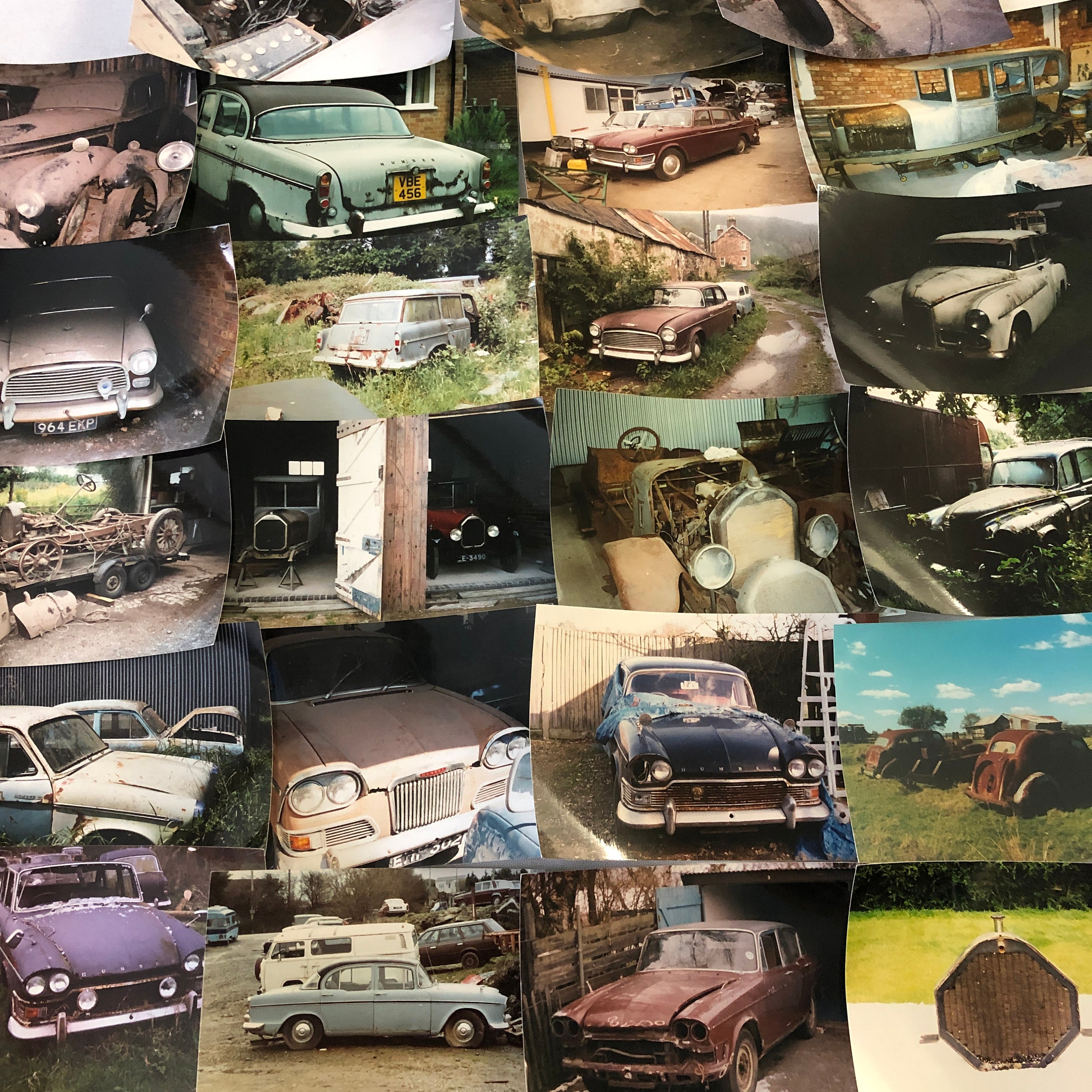 Vintage Humber Car Barn Find Junk Yard AutoTeil Fotofotografie Lot