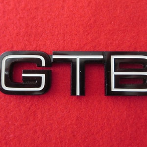 Ferrari GTB Badge Emblem Script Logo - Rare Factory Original 328