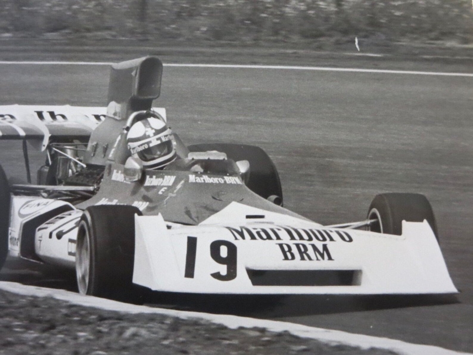Vintage 1973 Dutch Grand Prix Racing Photograph Photo Clay Regazzoni