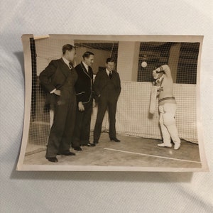 Press Photo Photograph Cricket Training School Alan Fairfax 1933 Australian