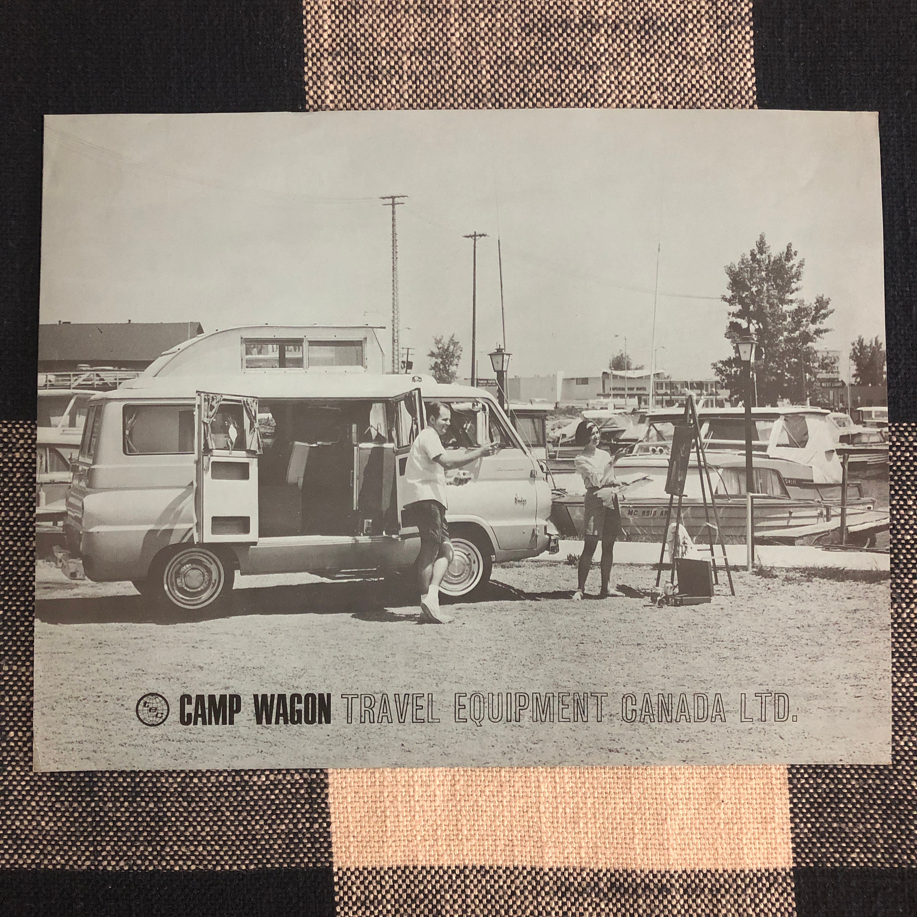 vintage Dodge Fargo Camp Wagon Camper RV Sales Brochure Annonce