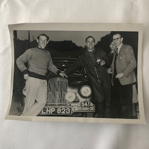 ヴィンテージ 1952 モンテカルロ ラリー 写真 写真 スターリング モス サンビーム タルボット 90