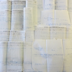 Documento de formulario de pedido de vendedor de Studebaker Corporation de 1912, lote de 10: registros históricos de la empresa