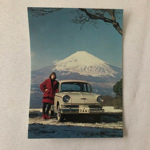 Vintage Hino Contessa Auto Postkarte Postkarte Werbung